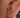 Baguette Pink Sapphire Stud Earrings